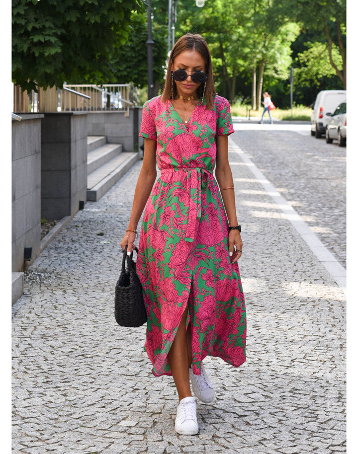 Chlea | Layered Midi Dress