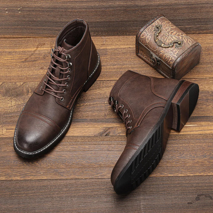 Harmon | Vintage Cap-Toe Derby Boots