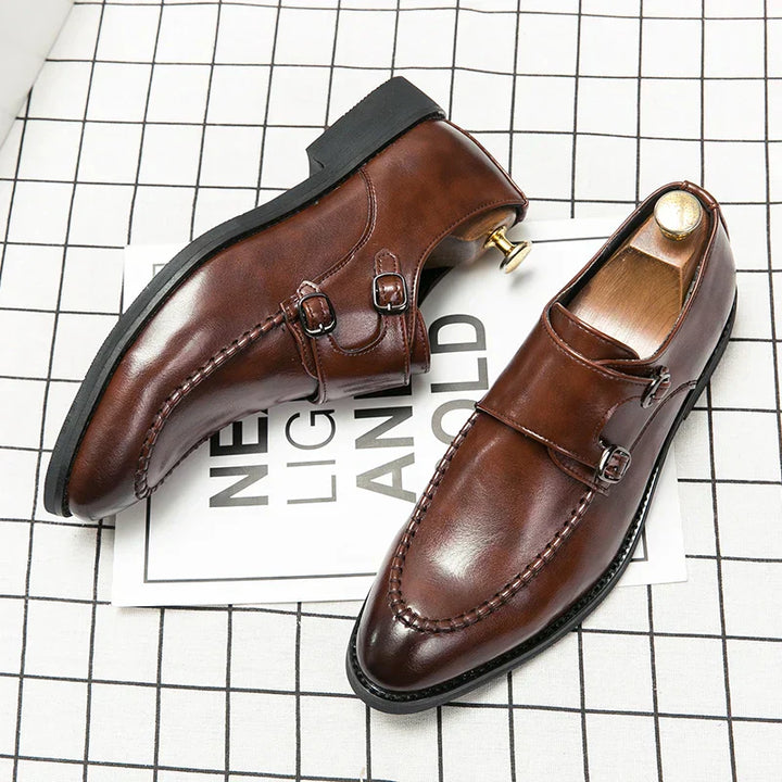 Hugh | Double-monk Strap Shoes