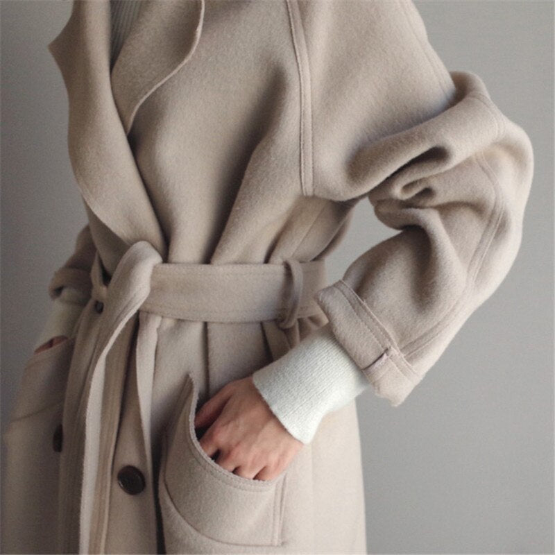 Sheila | Women's Oversized Double-Breasted Coat