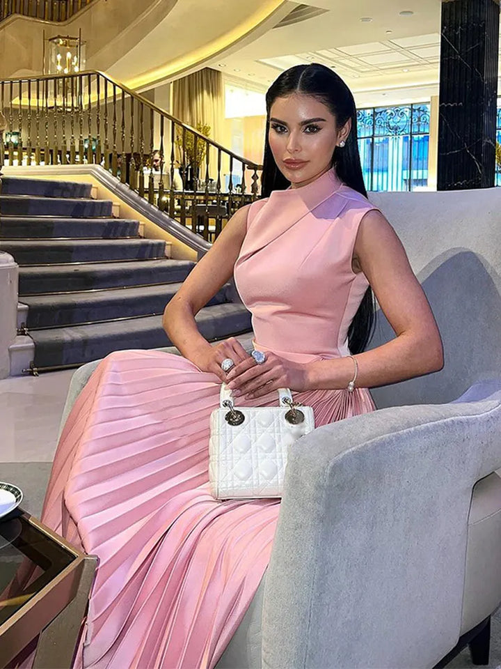 Ariella | Luxe Draped Maxi Dress