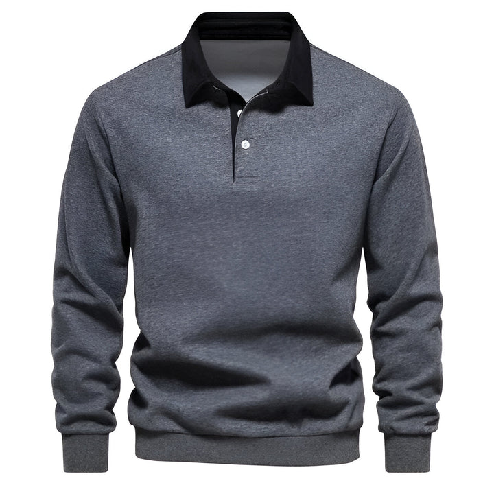 Leandro | Men's Classic Polo Sweatshirt