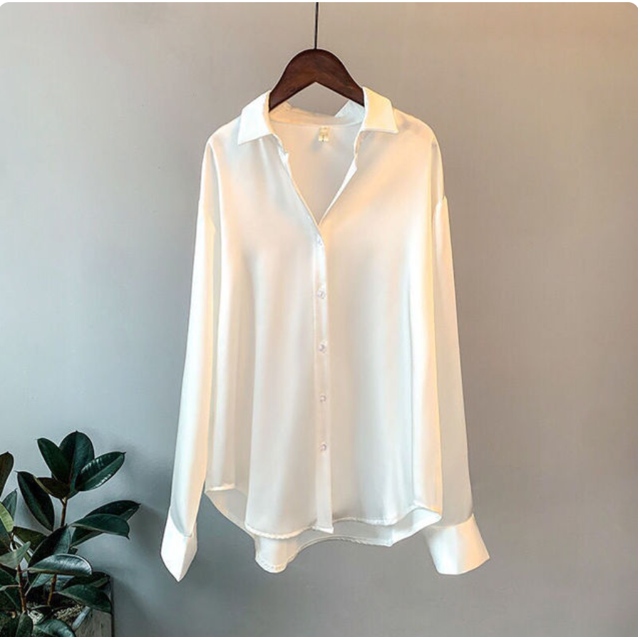 Janine | Women's Elegant Button-Up Style Blouse