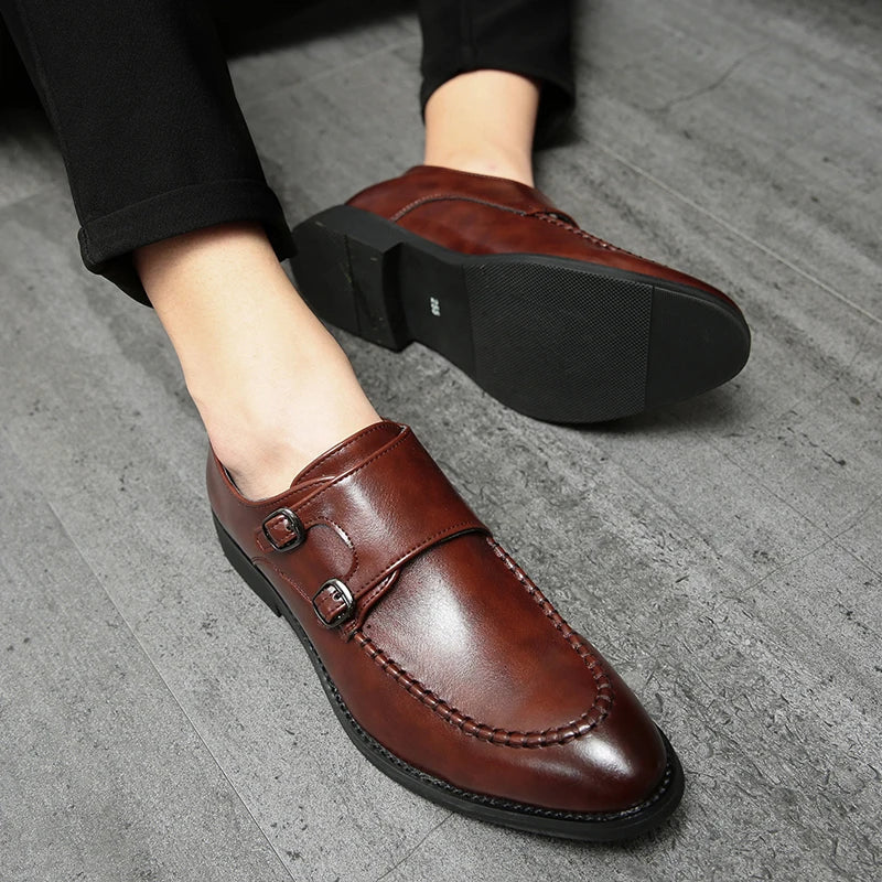 Hugh | Double-monk Strap Shoes