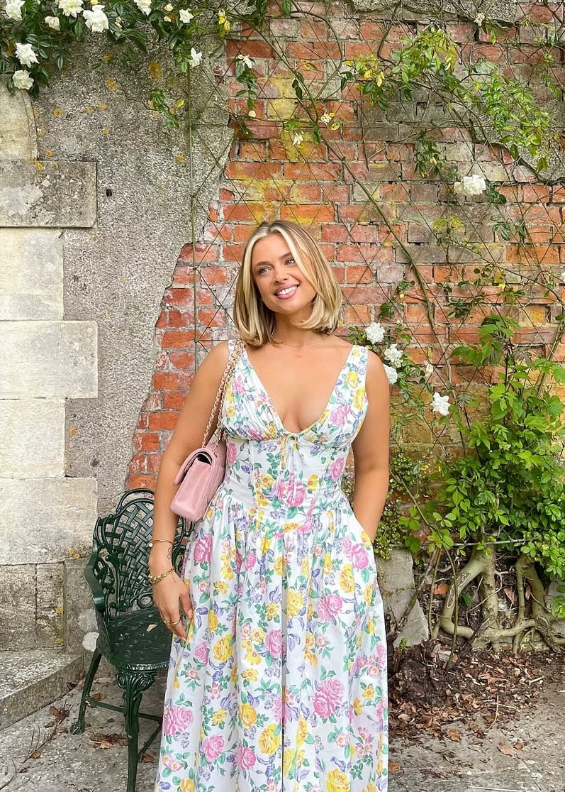Lena | Flowy Elegant Midi Dress