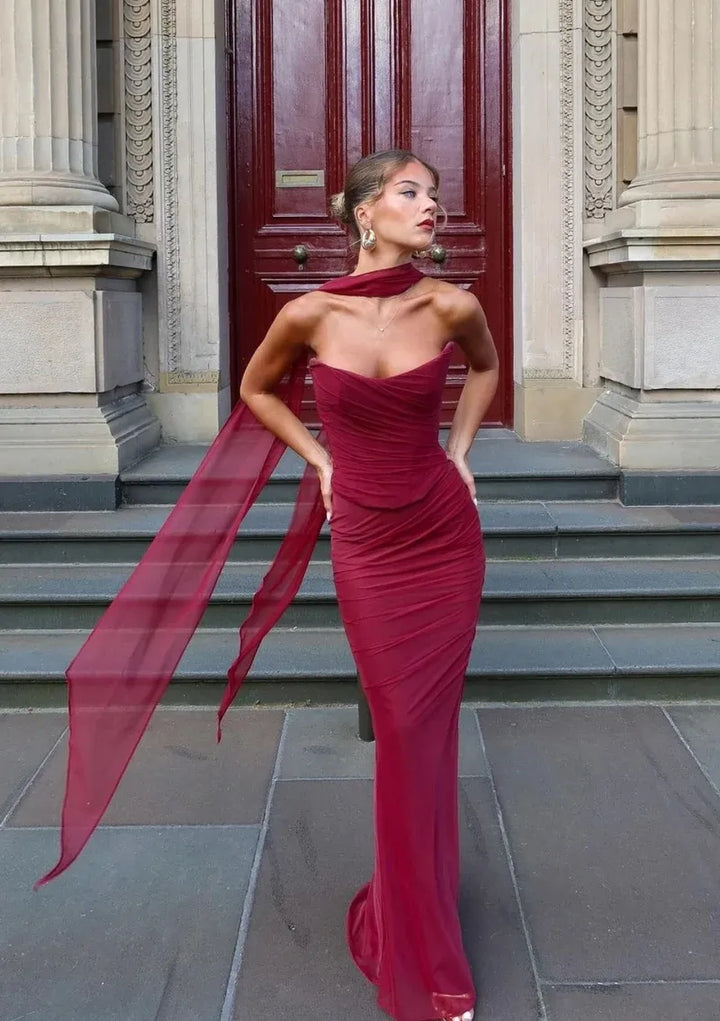 Lyka | Strapless Bodycon Maxi Dress