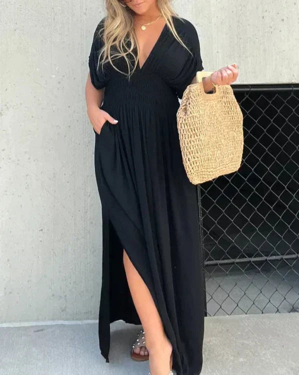 Cynthia | Flowy Elegant Maxi Dress