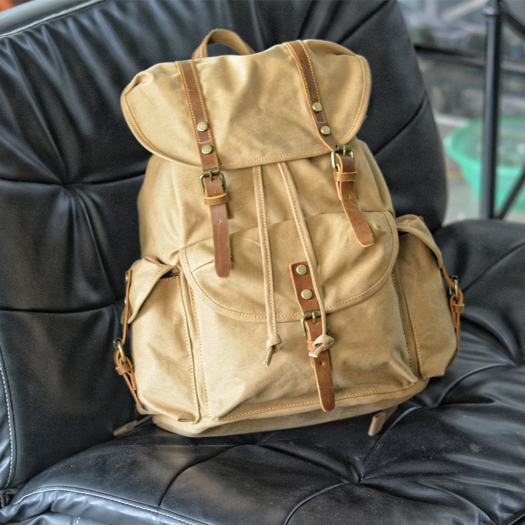 Neville | Military Canvas Backpack