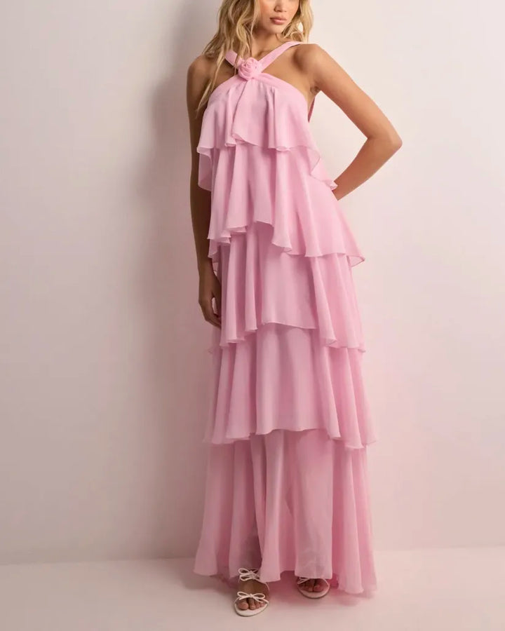 Seraphina | Graceful Ruffle Maxi Dress