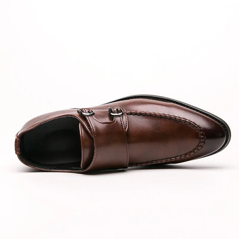 Hugh | Double-monk Strap Shoes