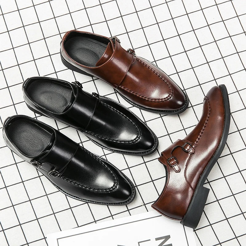 Hugh | Double-monk Strap Shoes