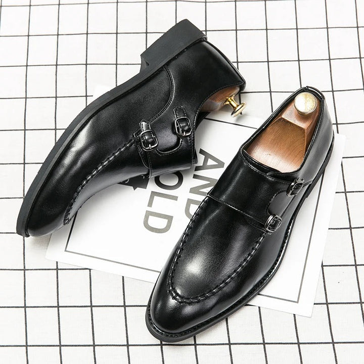 Hugh | Double-monk Strap Shoes