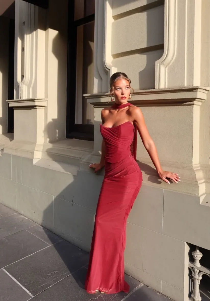 Lyka | Strapless Bodycon Maxi Dress