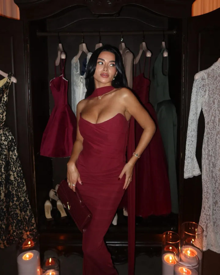 Lyka | Strapless Bodycon Maxi Dress