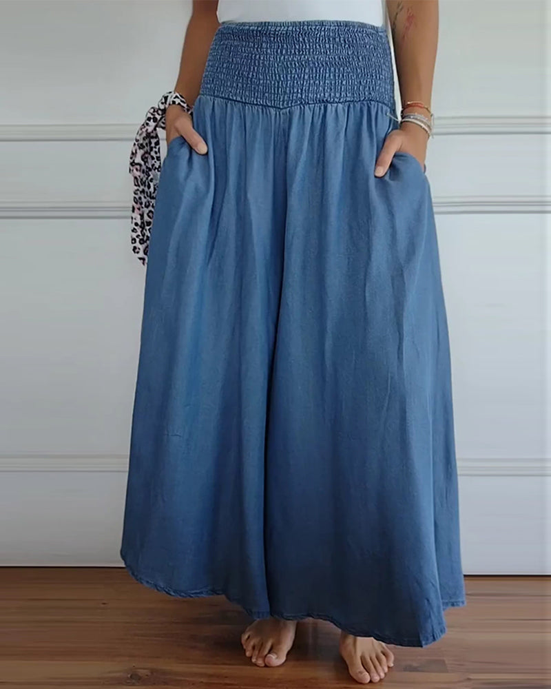 Clara | Wide-Leg High Waist Pants