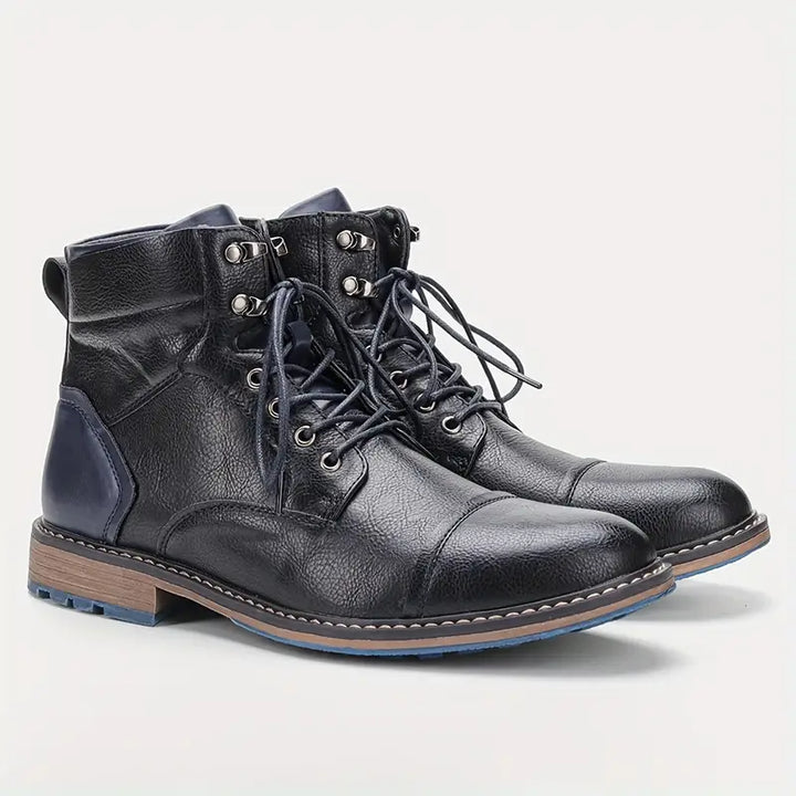 Eryx | Men's Retro Derby Boots Black