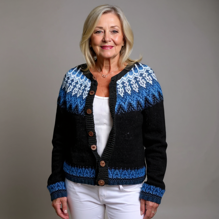 Susan | Vintage Handcrafted Icelandic Cardigan
