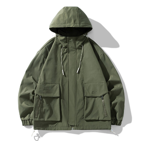 Nico | Men's Casual Oversized Weatherproof Hooded Jacket