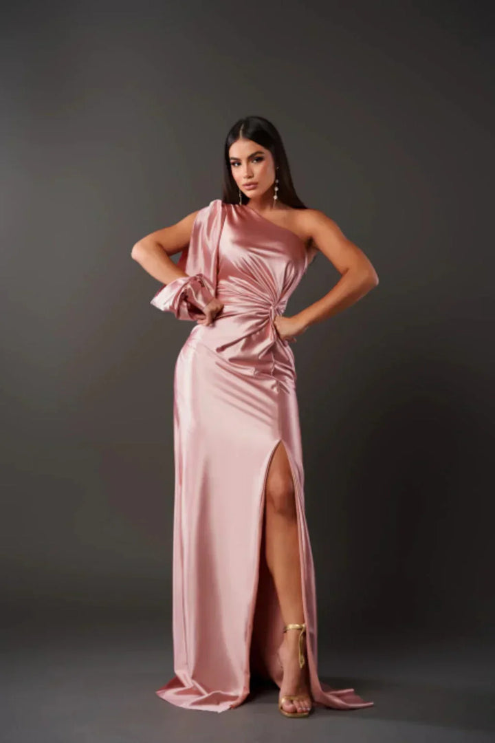 Alia | Elegant Slit Maxi Dress