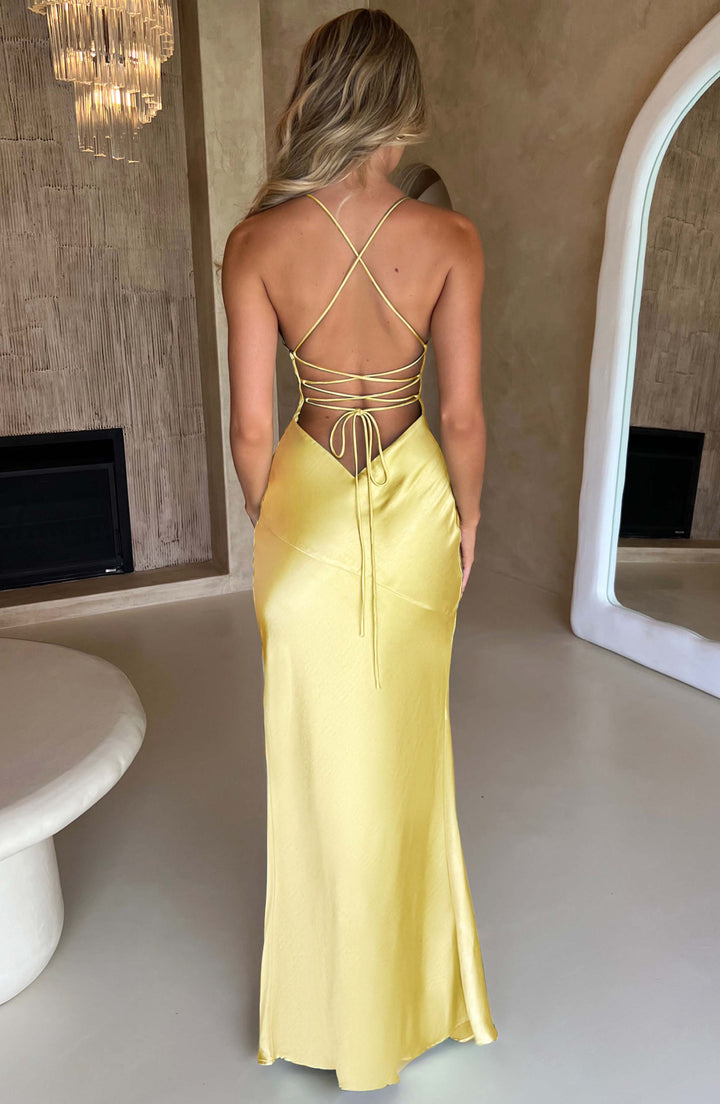 Lia | Luxe Backless Maxi Dress