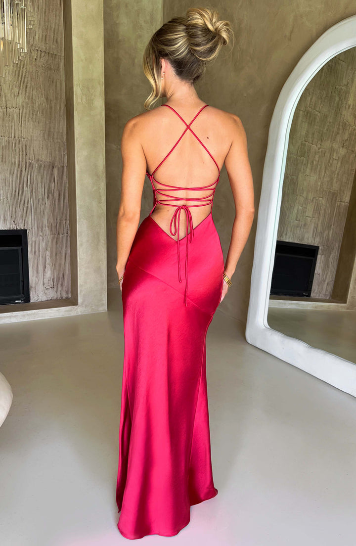 Lia | Luxe Backless Maxi Dress