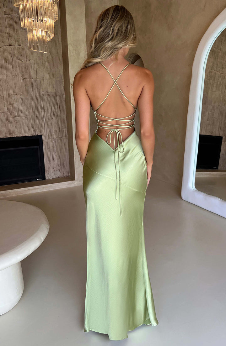 Lia | Luxe Backless Maxi Dress