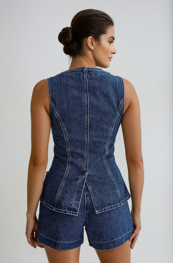 Amara | Denim Set