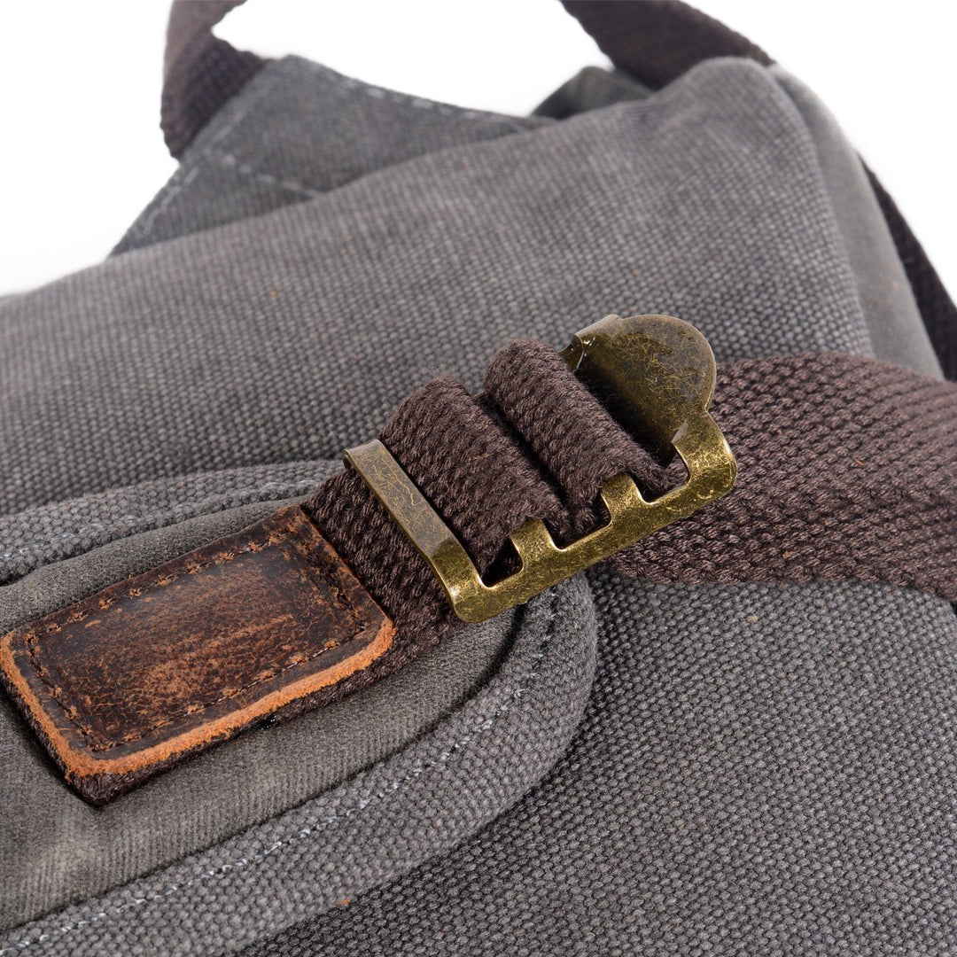 Graham | Canvas Leather Backpack