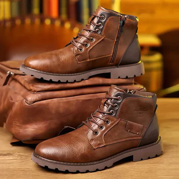 Tiberius |  Rugged Lace-Up Boots