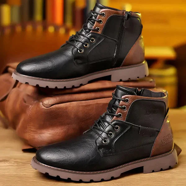 Tiberius |  Rugged Lace-Up Boots