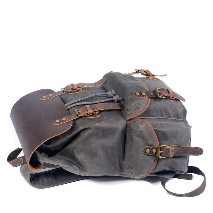 Graham | Canvas Leather Backpack