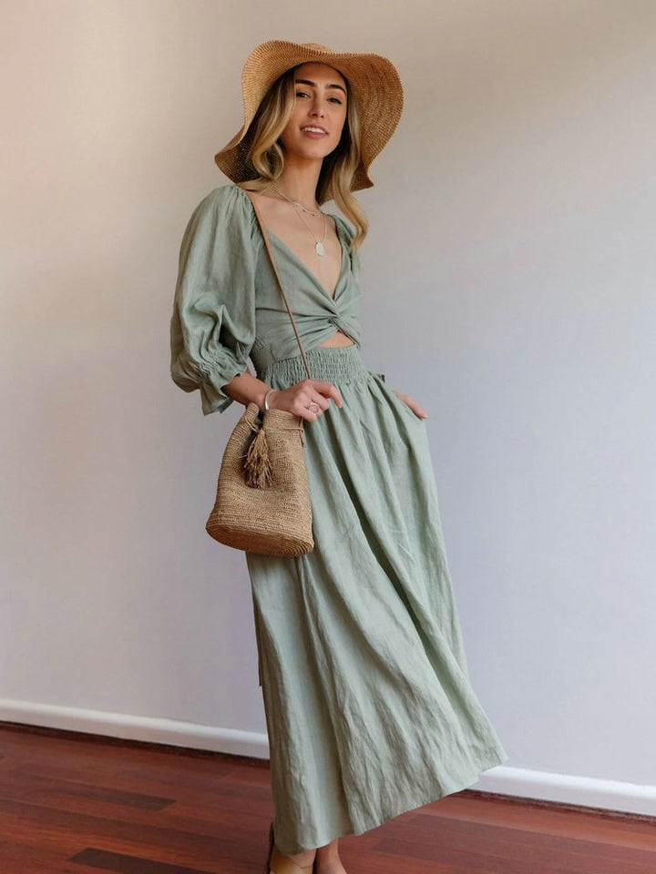 Myrtle | Elegant Boho Maxi Dress