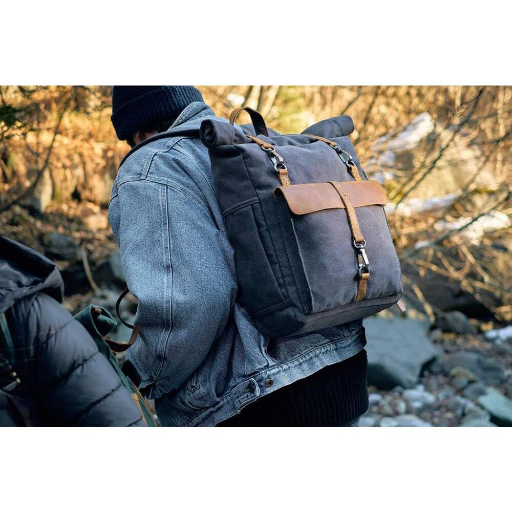 Jasper | Retro Canvas Rucksack