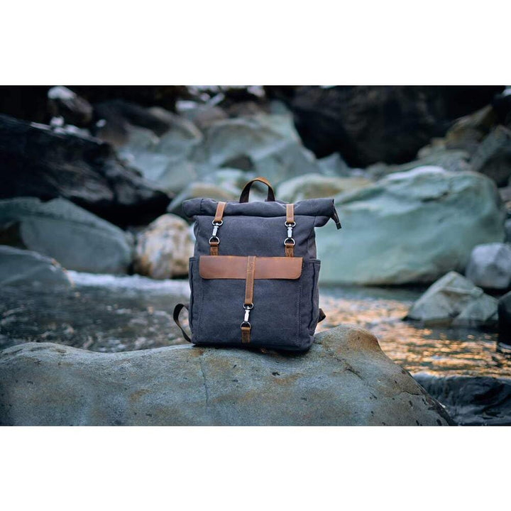 Jasper | Retro Canvas Rucksack