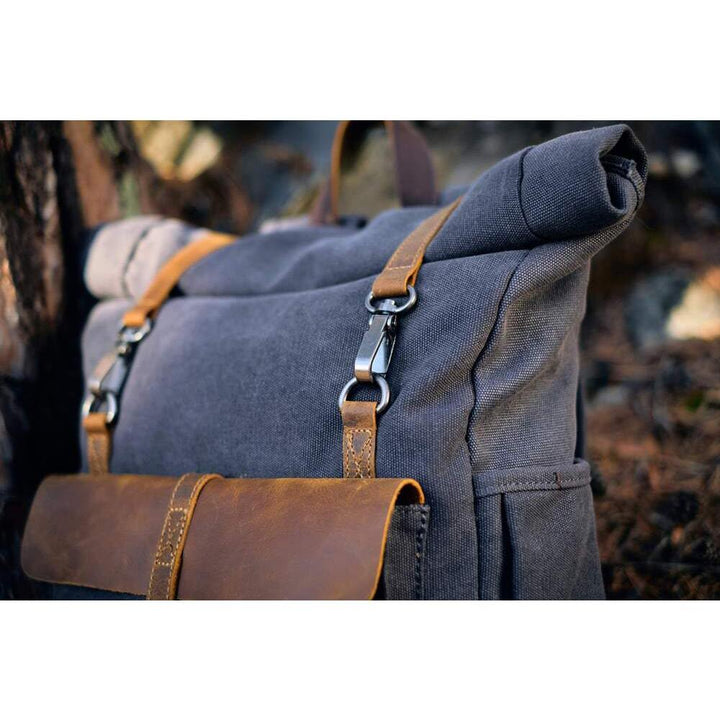 Jasper | Retro Canvas Rucksack