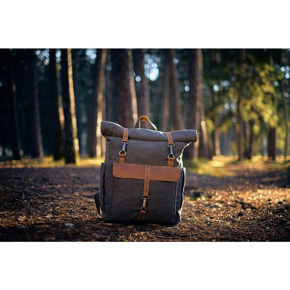 Jasper | Retro Canvas Rucksack