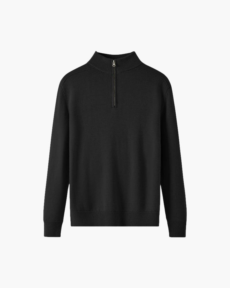 100% Wool-Blend Zip-Up Cardigan