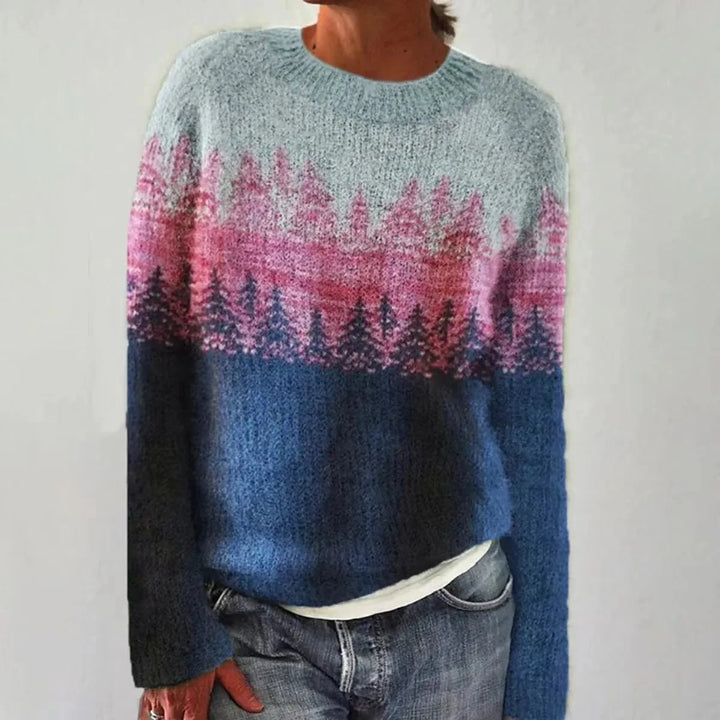 Melanie | Women's Cozy Winter Colorful Knit Sweater