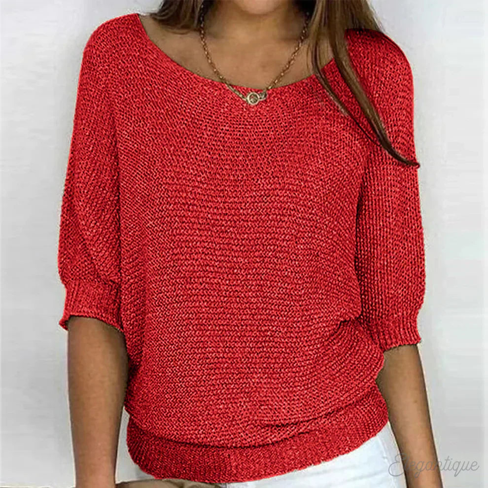 Tina |  Women's Lightweight Knit Sweater