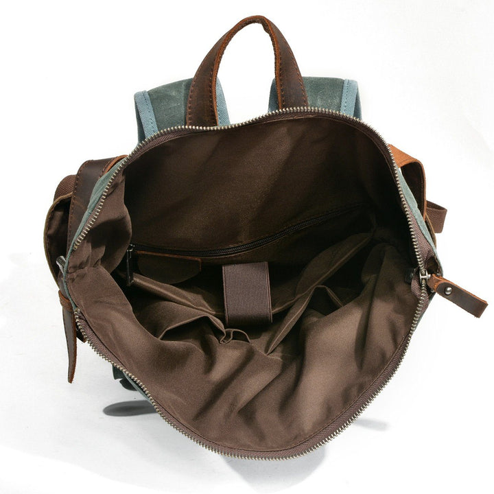 Gideon | Waxed Canvas Roll Top Backpack